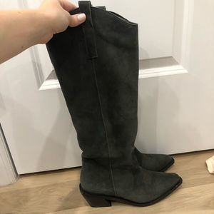 Pointed toe fashion cowboy boots. WORN ONE TIME